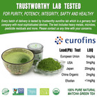 Matcha Organic Ceremonial Grade Green Tea Powder -  45g 1 59oz Tin  - No Sugar A