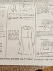 Antique Sewing Pattern  3426 For A Little Girl