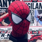 1 1 The Amazing Spider-man 2 Helmet Spiderman Faceshell Mask Cosplay Props