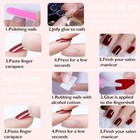 Halloween Press On Nails Short Square Fall Fake Nails With Orange Pumpkin Cute 
