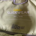 Cabelas Guidewear Long Sleeve Fishing Hiking Shirt Mens 3xl Green Upf 50