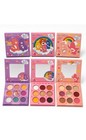 Colorful Rainbow Lovely Bears Powder Eye Shadow Palette   Makeup Brush Set