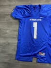 Nike Georgia State Panthers Game Worn Cut Team Football Jersey Size Xl Blue  1