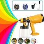 1000ml Cordless Paint Sprayer Gun Electric Hvlp Spray Gun For Dewalt 20v Battery