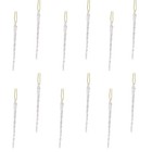 12-pack Kurt Box Set Set 12 Glass Adler 5-1 4-inch Icicle Ornament