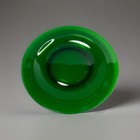 Set Of 4 Antique 1900   s Emerald Green Glass Luncheon dessert Plates 8    Mint