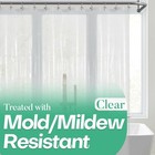 Clear Shower Curtain Liner With 3 Magnets  72x72   12 Rustproof Grommets   Fl   