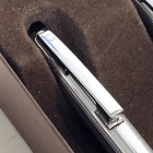 Vtg Sheaffer 1972 White Dot Silver Ballpoint Pen Mechanical Pencil Set Works 70s