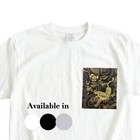 Kimono Pocket T-shirt  nishijin-ori      Black Tiger Ed  01