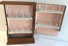 Wooden 16 Spool Thread Storage Cabinet Hang Or Stand Sewing