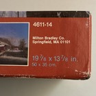 Vintage Milton Bradley Croxley 500 Pc Jigsaw Puzzle Winter Red Barn Factory Seal