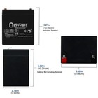 Mighty Max 12v 5ah Sla Battery Replaces Apc Smartups 2200va Smt2200rm2u - 6 Pack
