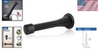 Flexible Spring Door Stopper With Rubber Tips - 3-1 8  Heavy Duty Design