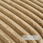 Camel Throw Pillow Covers Set Of 2  18x18 Inch Striped Texture Cushion Cases Wit