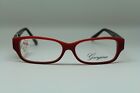 2 Units Georgina Prescription Clear Lens Grade Eyeglass Frame Red Fade Woman  47