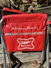 Rare Vintage Miller High Life Beer Cooler Camp fishing beach Folding Seat 1960s