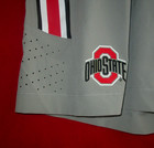 New Nike Ncaa Ohio State Buckeyes Shorts - Gray - Size Mens Medium