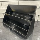 Set Of  12  Vintage 1950s Griffith Milk Glass Spice Jars With Rack Art Deco