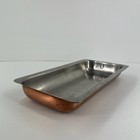 Vintage Legion Utensils Copper Tray Stainless Lined Wall Hanging Serving Platter