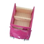 Li l Woodzeez Pink Camper Car Toy Vacation Vehicle Woodzies Battat