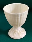 4 Belleek Limpet Ivory Egg Cups 6th Green Mark Ireland