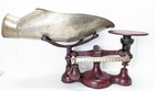 Vintage Antique Jacobs Bros  No 3 Cast Iron Mercantile Scale W  Holder New York