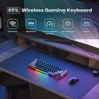 Geodmaer 65  68-key Wired Rgb Thru-lit Gaming Keyboard   Mouse Combo