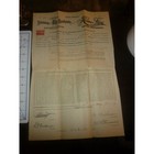 1901 Weeping Water Nebraska Tornado Insurance Policy 1898 Revenue Stamp Coglizer