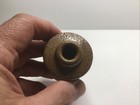Antique Pork Pie Stoneware Inkwell 