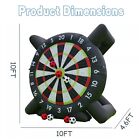 10ft Tall Giant Inflatable Soccer Ball Darts Board With 8pcs Soccer Ball  blower