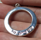 Southwestern Navajo Signed Turquoise Multi-stone Sterling Silver Hoop Earrings