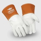 Heat Fire Resistant Tig Mig Welding Gloves Leather Work Gloves For Men