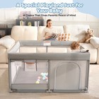 Extra Large Baby Playpen 50x50 In     Safe Mesh Play Yard For Toddlers