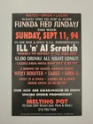 1994 Ill Al Skratch Nyc Concert Flyer Hip Hop Duo Big Ill My Homiez Dj Rap Rare