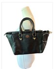 Black Disney Mickey Mouse Purse Handbag With Goldtone Hardware