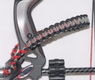 Digital Acu Camo Black   Red Bling Sling  Archery Bow Wrist Strap Free Ship