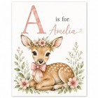 Personalized Animal Alphabet Name Print  Printable Nursery Wall Art