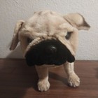 Hansa 15  Standing Plush Stuffed Animal Pug Dog Retired Realistic E2