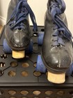 Betty Lytle Styled By Hyde Roller Skates Size 6 Chicago Plates Black Leather