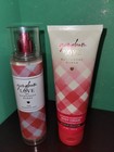 Bath   Body Works Gingham Love Fine Fragrance Mist   Body Cream Set 2 Pc