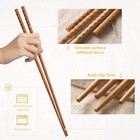 16 5 Inches Cooking Chopsticks  2 Pairs Wooden Long Chop Sticks Reusable For Noo
