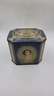Coronation Souvenir June 1953 Queen Elizabeth   Duke Of Edinburgh Tin Box 6x5x5