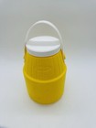 Vintage Yellow Plastic Lipton Tea Picnic Jug Container 8    Tall Drink Handle