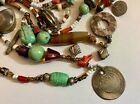 Vtg Native American Sterling Treasure Fetish 60  Necklace Chinese Turquoise