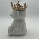 Bath   Body Works Royal Polar Bear Ceramic 3 Wick Candle Holder Pedestal