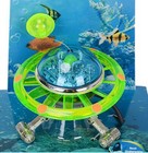 Air Driven Ufo Shaped Ornament Fish Tank Decor Aquarium Decoration