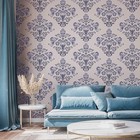 Nakleo Reusable Plastic Wall Stencil 43x64cm 17 x25  Damask Orient For Fabric