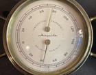 Barometer Weather Station Thermometer Airguide Nautical Made In Usa