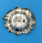 Reed   Barton Orchid Sterling Nut Dish Les Cinq Fleurs