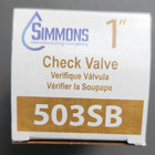 Simmons 503sb 1  Npt Bronze Check Valve